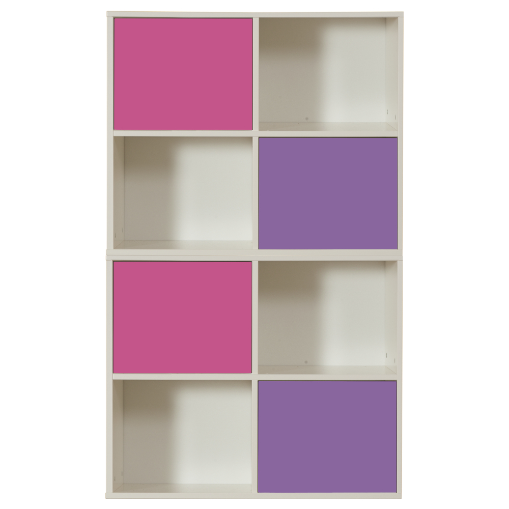 Uno S Storage Bundle E2 - incl. 2 x Cube Units + 2 x Pink Doors + 2 x Purple Doors 