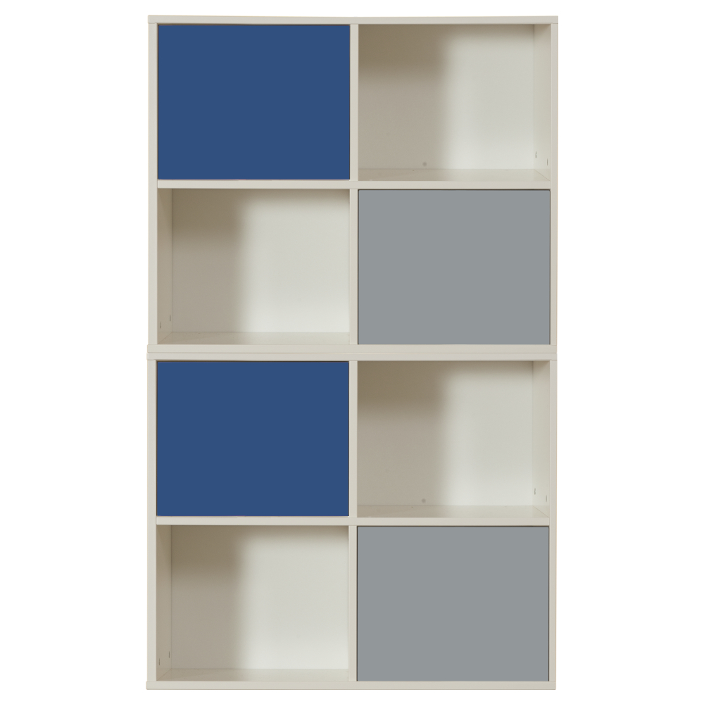 Uno S Storage Bundle E3 - incl. 2 x Cube Units + 2 x Blue Doors + 2 x Grey Doors