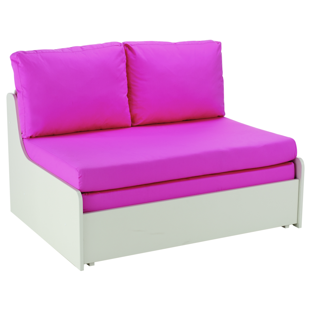 Uno S Sofa Bed in Pink