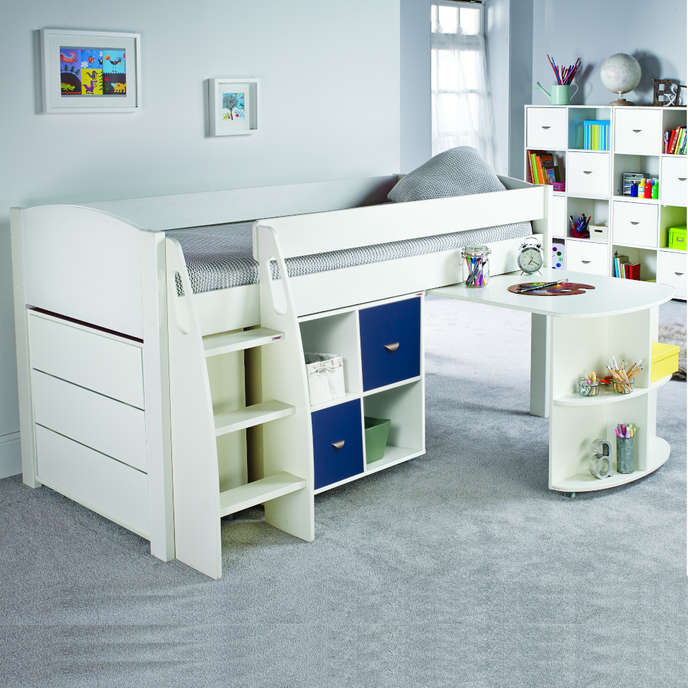 Special Warehouse Clearance : Uno S Sleep, Store and Study Station includes free Stompa S Flex Airflow Mattress