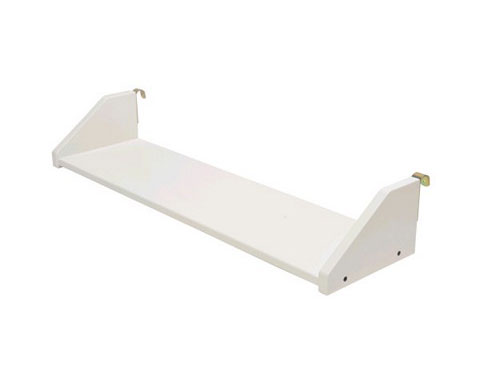 Large Clip on Shelf in White