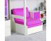 Uno S Chair Bed in Pink - view 2