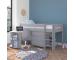 Uno Grey Midsleeper with Pull Out Desk and 3 Drw Chest  - view 1