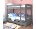 Uno Detachable bunk with Trundle in Grey - view 1
