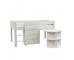 Classic Kids Mid Sleeper + Pull Out Desk and 3 Drawer chest Standard UK Single Size - view 2
