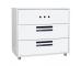 Stompa Duo 3 Drawer Chest White - view 2