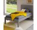 Classic Low End Single Bed in Grey - view 1