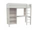 Classic Kids Highsleeper in white with integrated desk and shelving and Tall Bookcase  - view 2