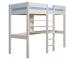 Uno High Sleeper White Frame with Desk/Shelving  - view 2