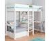 Uno 5 White High Sleeper with Pull Out Chair Bed in Grey  - view 3