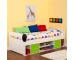 Uno Storage Cabin Bed with Lime Doors - view 2