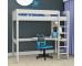 Classic Kids High Sleeper with integrated desk and shelving  UK Standard Single Size - view 3