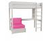 Classic Kids High Sleeper with integrated desk and shelving and pull out chair bed UK Standard Single Size - view 2