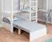 Uno 5 White High Sleeper with Pull Out Chair Bed in Grey  - view 2