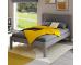 Classic Low End Small Double Bed in Grey - view 1