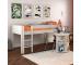 Classic Kids Mid Sleeper + Pull Out Desk Standard UK Single Size - view 1