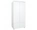 Uno S Tall Wardrobe White - incl. Small White Doors - view 1