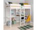 Stompa Compact High Sleeper with integrated desk and Shelving 