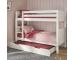 Guest-Ready Elegance: Stompa Classic Originals White Bunk with Trundle Ensemble