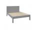 Classic Low End Double Bed in Grey - view 2