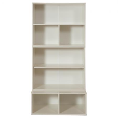 Uno S Storage Bundle A1 Incl 1xdeep, 46 Inch Wide White Bookcase