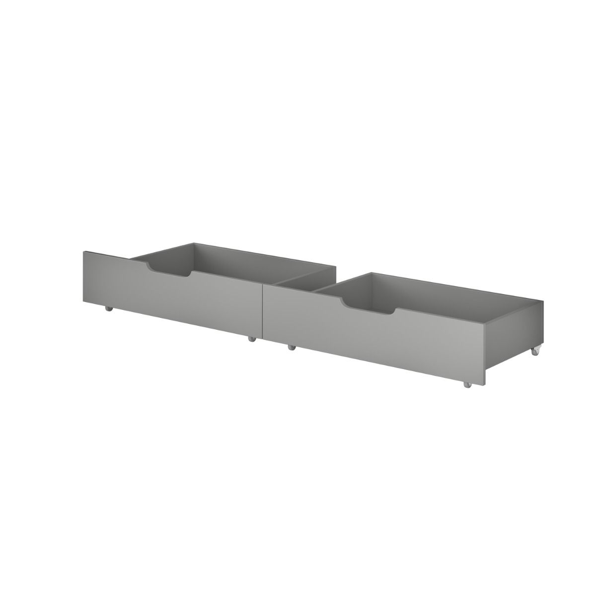 Classic Grey Pair Of Drawers Cut Out