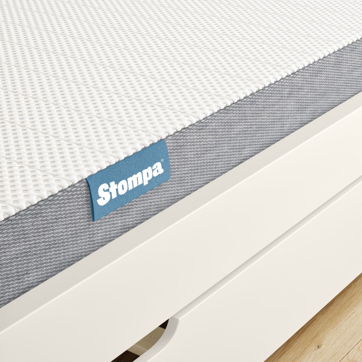 Stompa S Flex Airflow 200cm Mattress Angled Cut Out