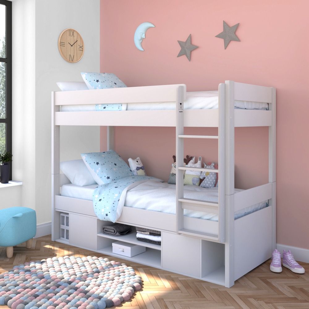 Childrens Uno Bunk Bed Clearance with 2 Free Stompa S Flex Airflow Mattresses