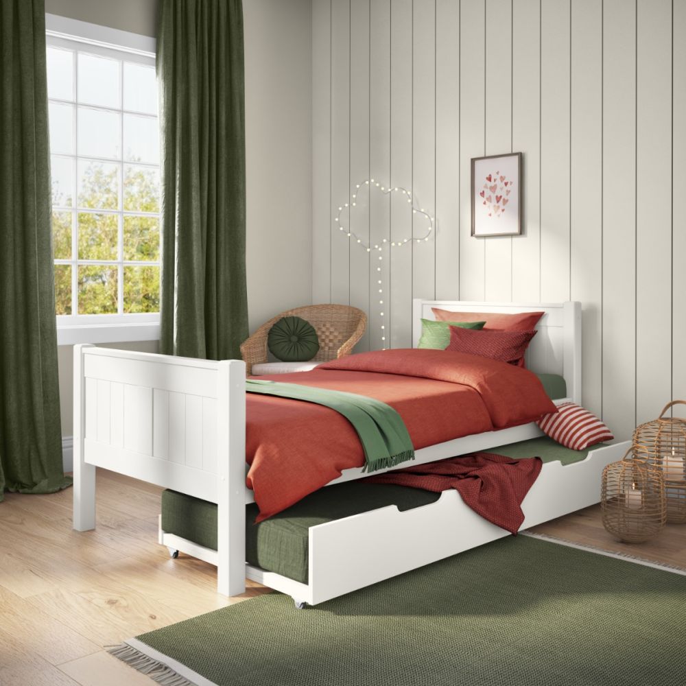 家具 Anneru single bed Picket House Annie Twin Platform Bed with Storage Trundle