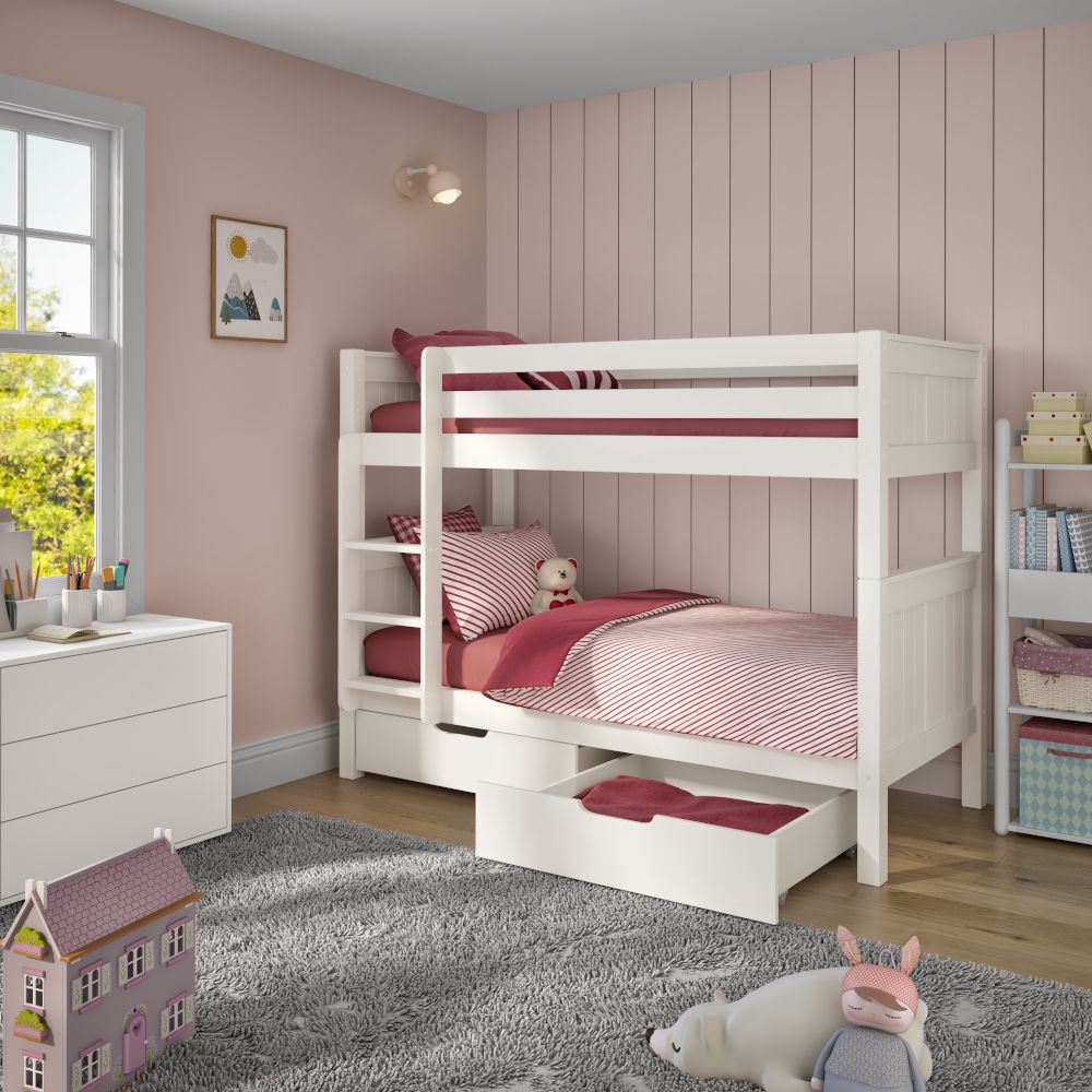 Classic Originals Bunk Bed With Two Storage Drawers Timeless Shared Bedroom Solution