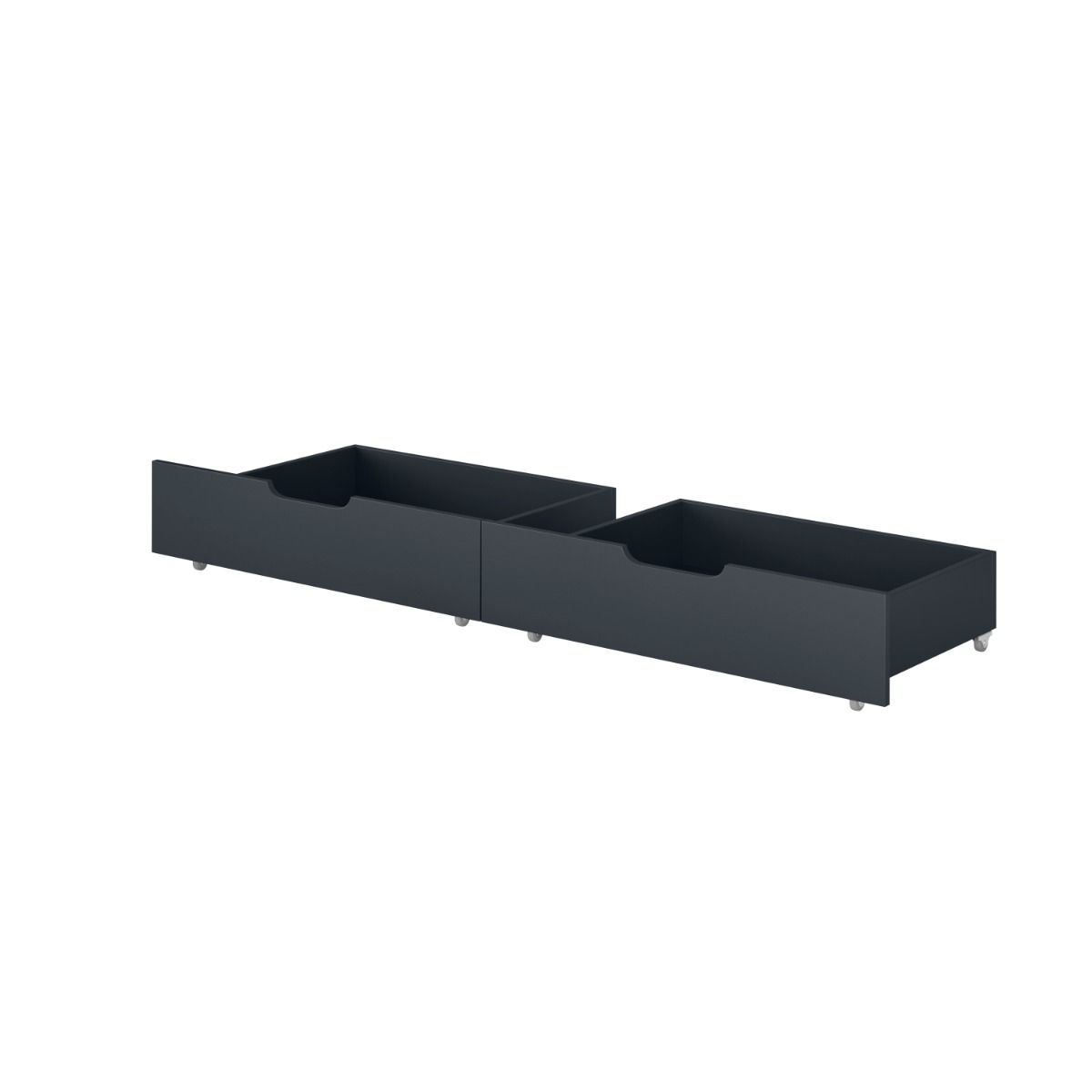 Cut Out View of Blue Pair Of Drawers