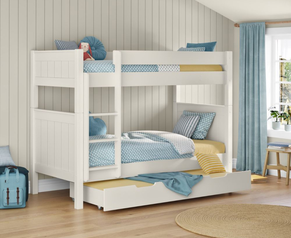 Bunk bed with trundle bed