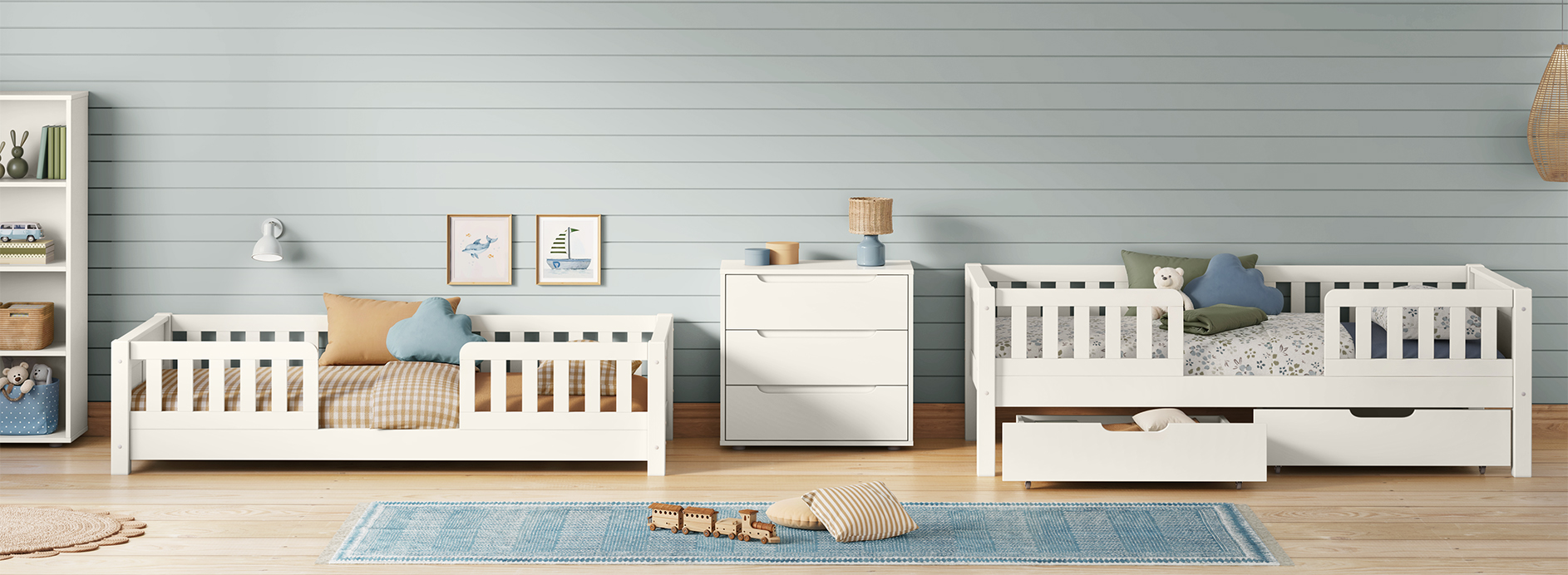 Shared kidsrooms with focus on safety